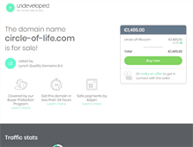 Tablet Screenshot of circle-of-life.com